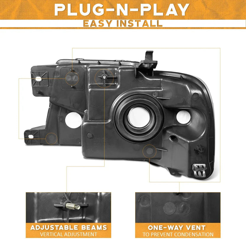 Headlight Assembly Pair